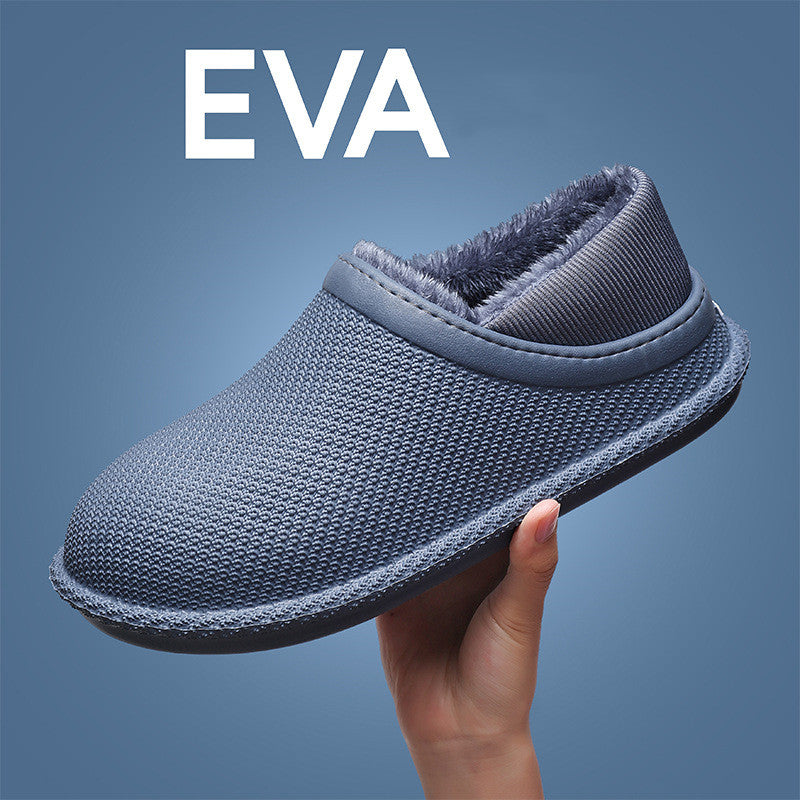 New Autumn And Winter Cotton Slippers Household EVA Waterproof And Non-slip