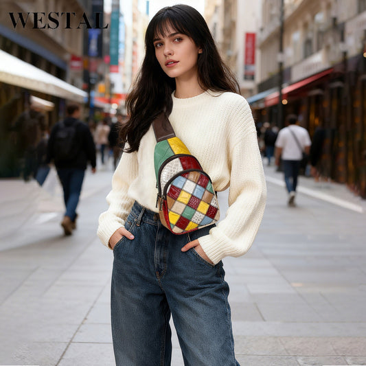Fashionable And Versatile Bohemian Style Chest Bag