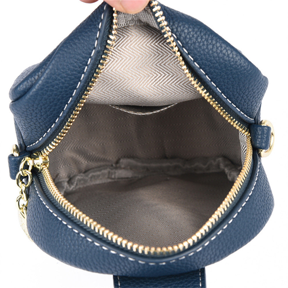 Fashion Embroidery Thread Portable Shoulder Messenger Bag