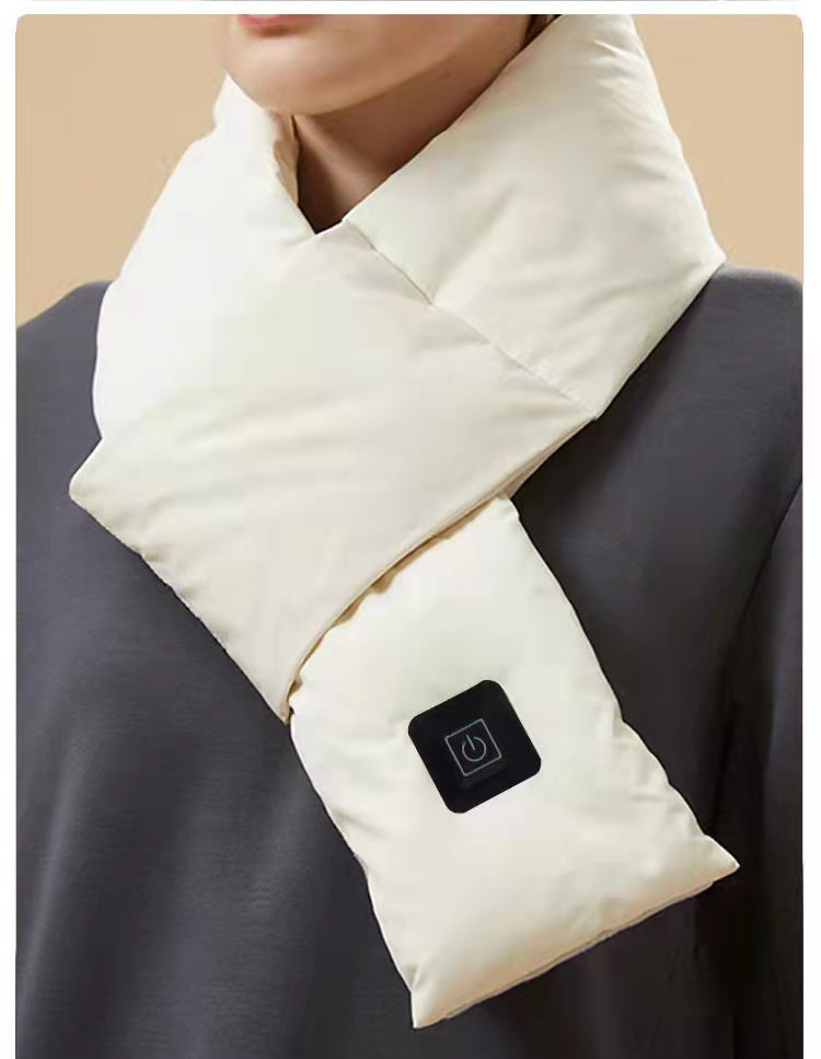Usb Winter Warmth  Rabbit Fur Heating Scarf