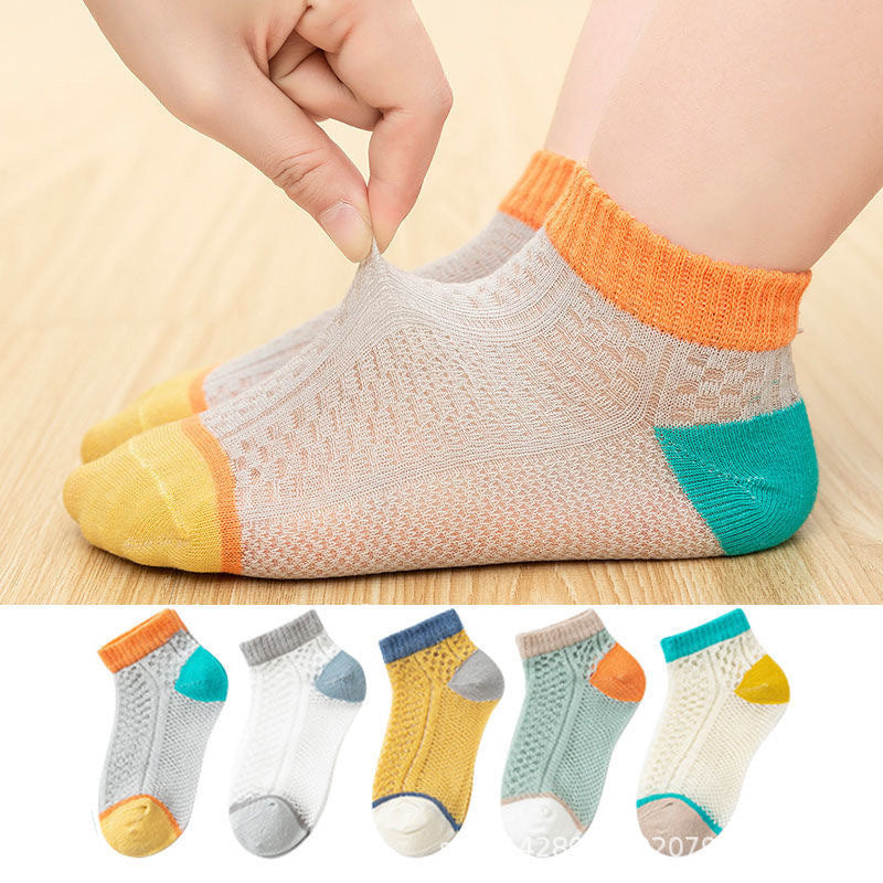 Breathable Cotton Socks For Kids Perfect For Spring And Fall