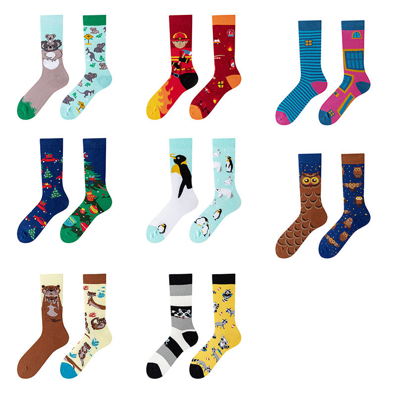Creative Cartoon Long Tube Cotton Socks