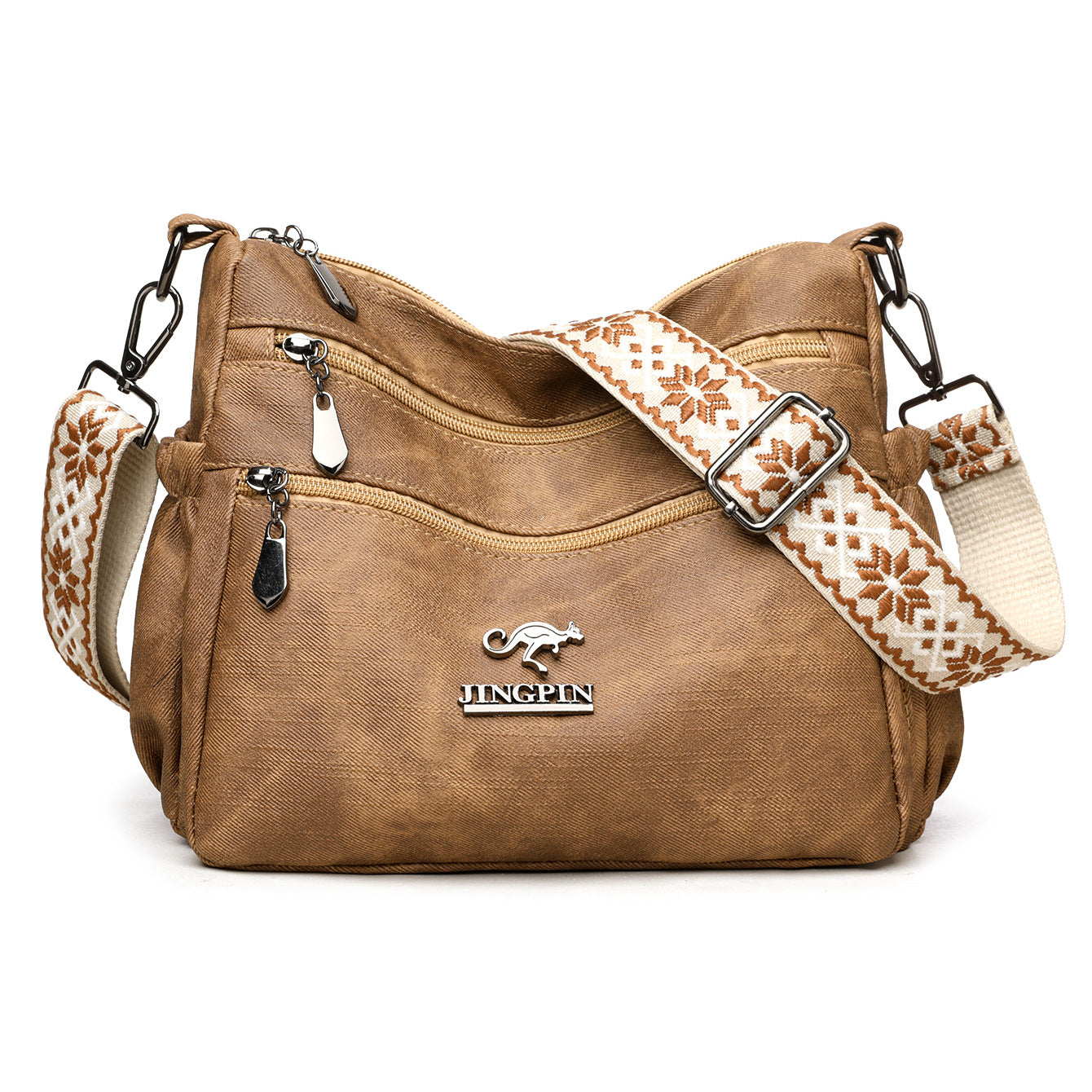 Fashion Shoulder Bag Women's Bag Large Capacity Soft Leather Textured Tote