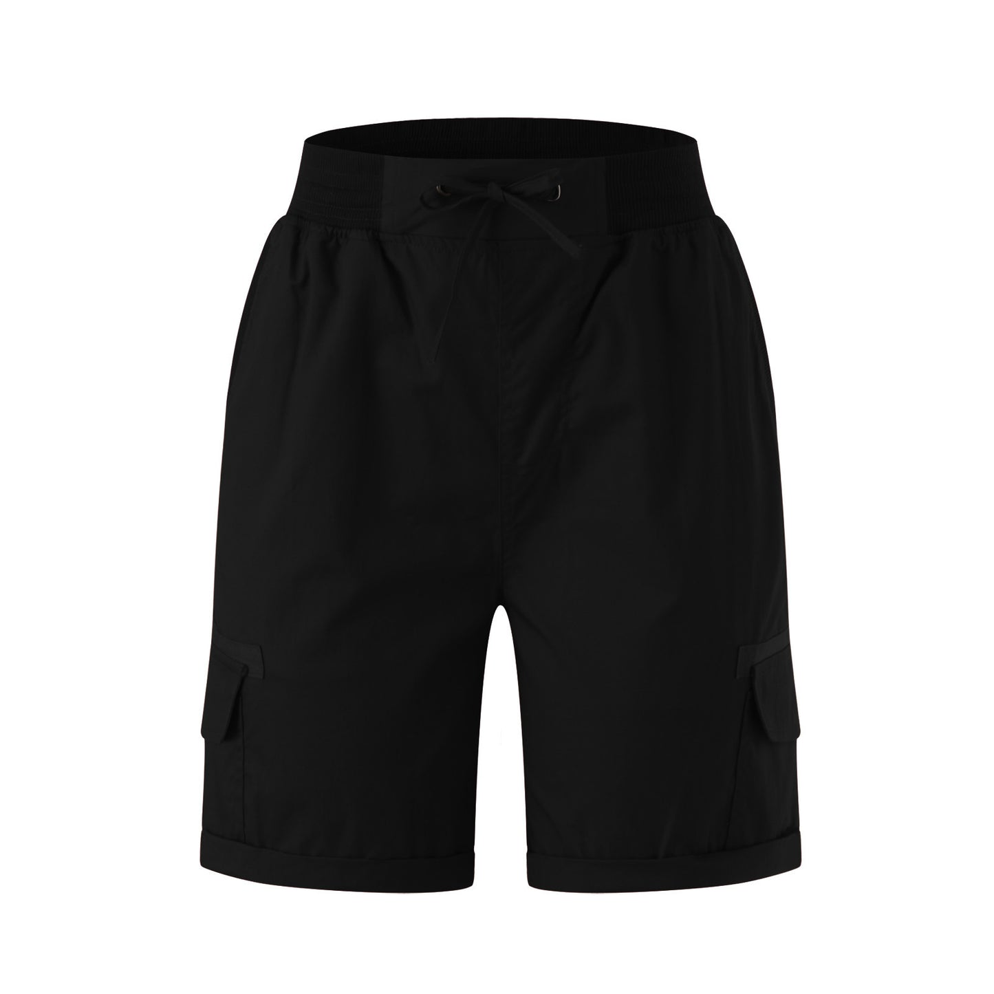Women's Fashion Casual Loose High Waist Cotton Linen Shorts
