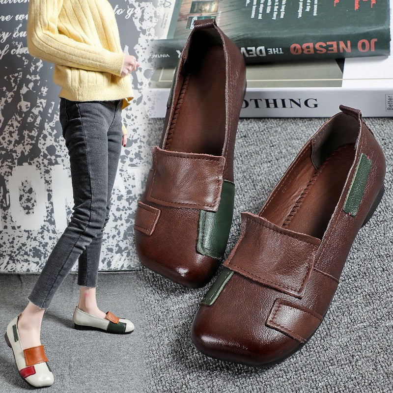 Women's Contrast Casual Soft Soled Shoes