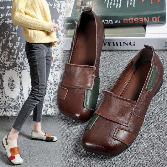 Women's Contrast Casual Soft Soled Shoes