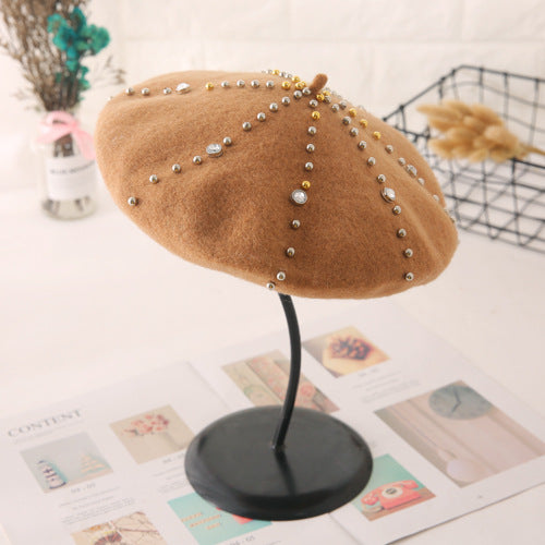 Women's Woolen Elegant Beret Versatile