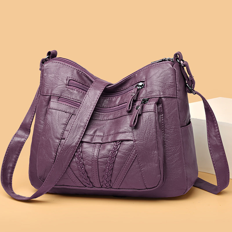Elegant Enkel Mode Enkeltsidet Crossbody Alsidig Afslappet Dame Taske