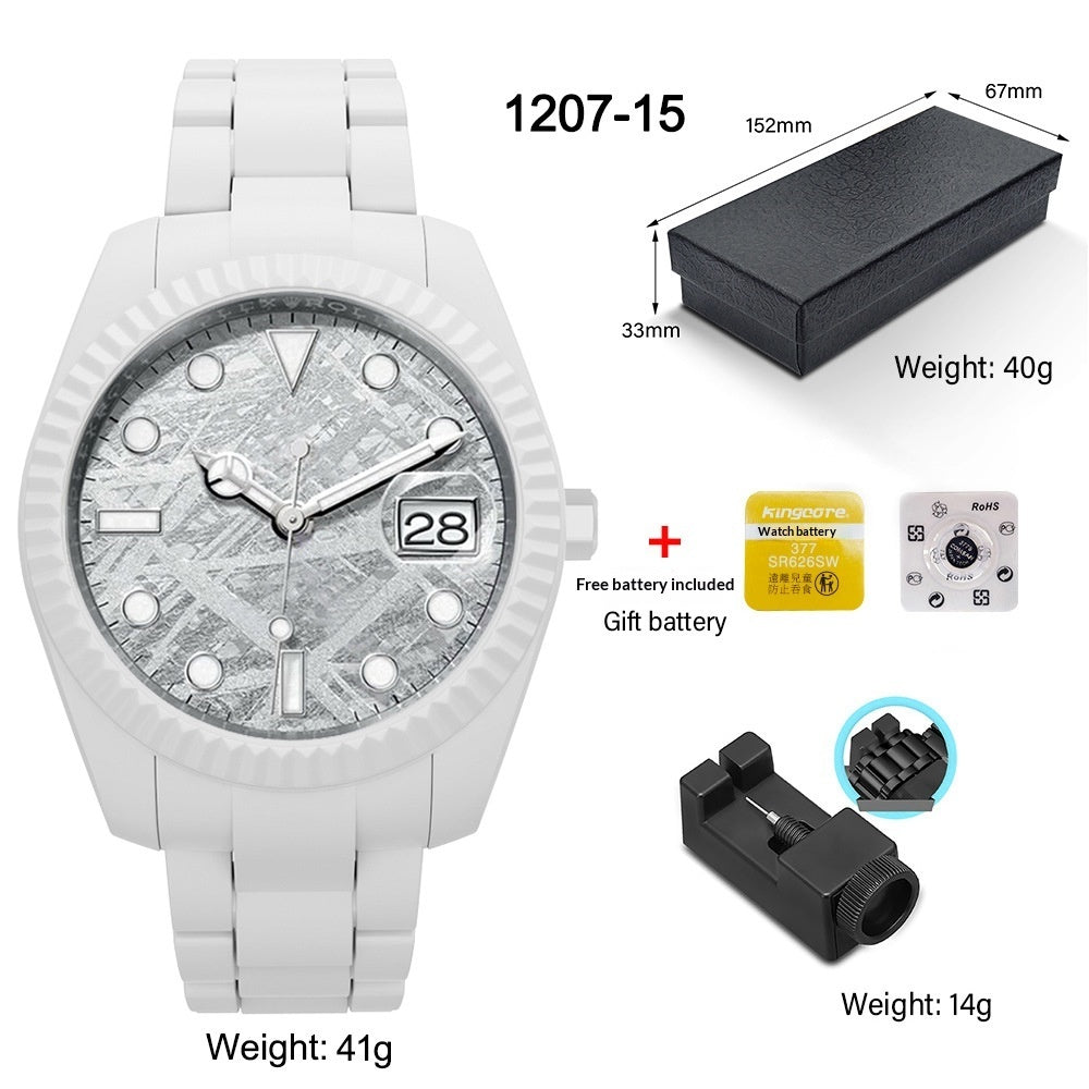 New Mens Watch Stylish Business-oriented Design With A Large Dial