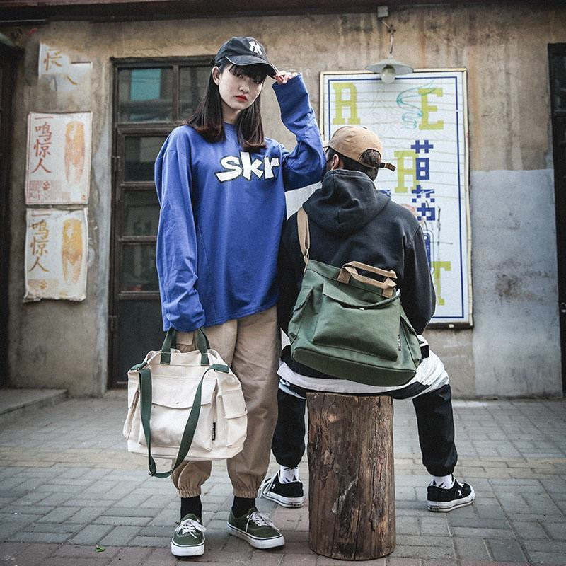 Men's Messenger Shoulder Bag Canvas Handbag