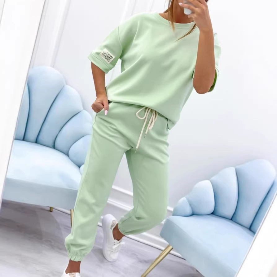 Long-sleeve Hooded Fleece-lined Double-sided Flannel Hoodie Pajama Set