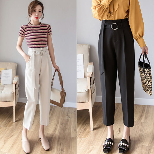 Women's Spring And Autumn Professional Temperament Suit Pants