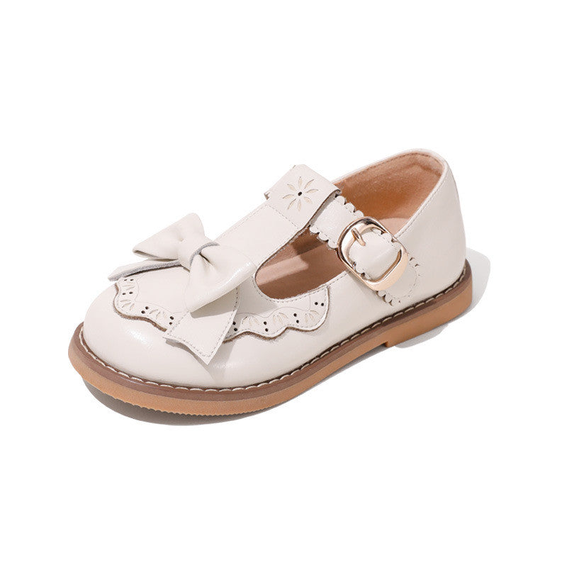 Girls Leather Children's Single Shoes Princess Shoes Children's Shoes Soft Sole