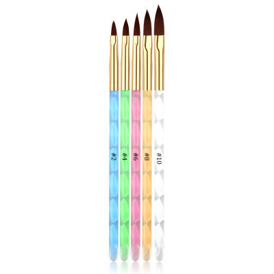 Carved And Painted Pen Spiral Set