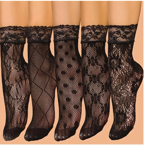 Plus-size Sexy Elastic Mesh Fishnet Stockings