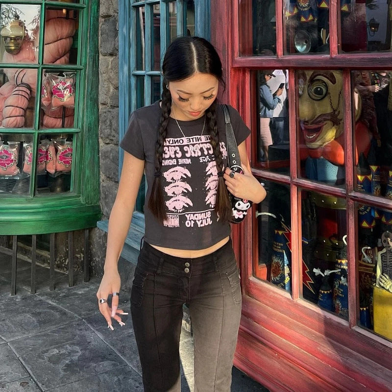 Women's Personality Street Creative Print Casual T-Shirt