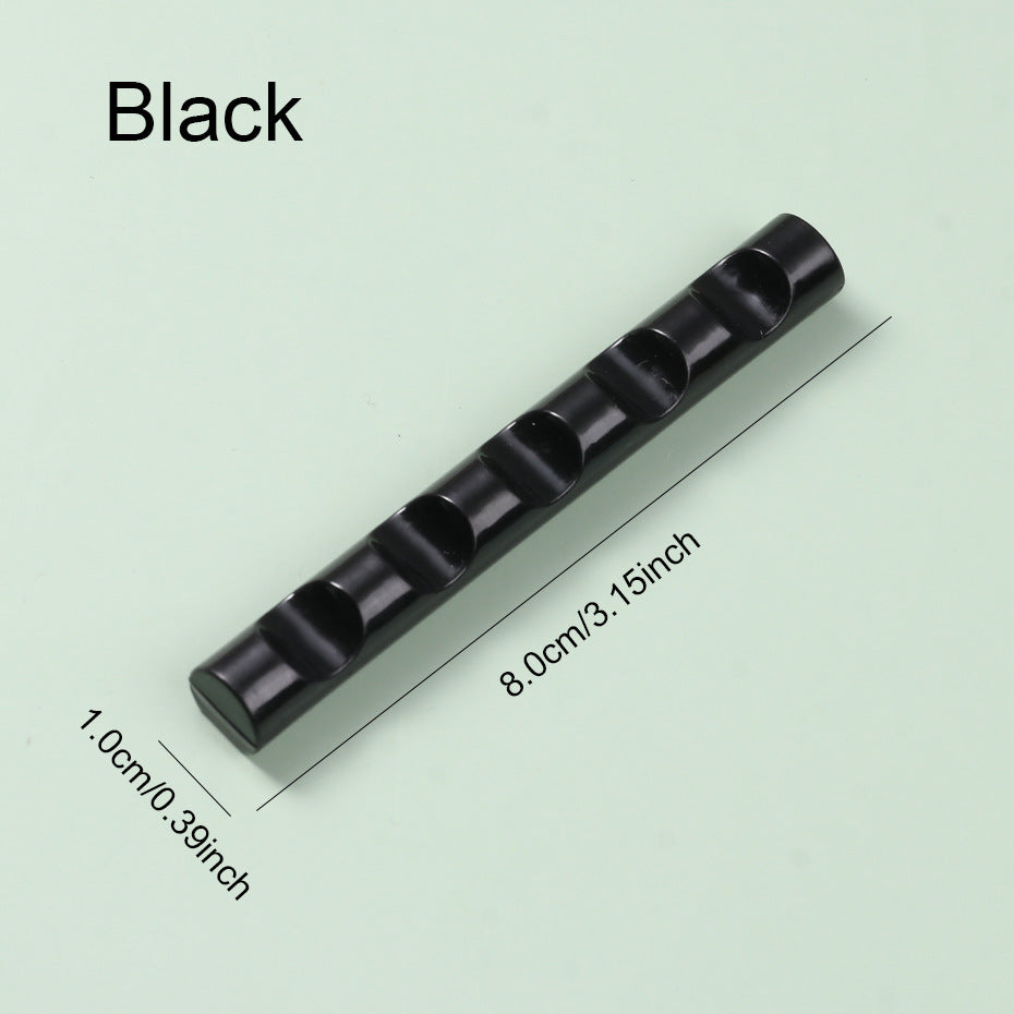 Manicure Pen Holder Acrylic Transparent Candy Color Multifunctional Color Mixing Brush Supporting Tool