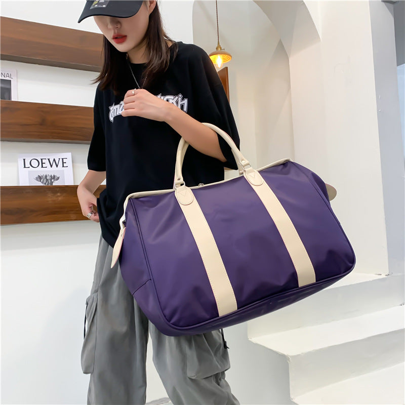 Retro Short Travel Bag Women's Size Light Storage