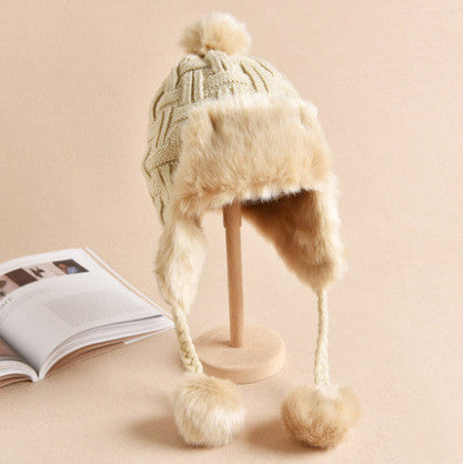 Korean Version Of Cashmere Knitted Wool Hat