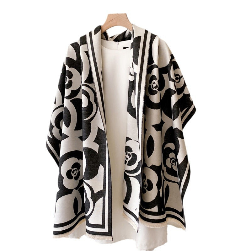 Air-conditioned Room Warm Scarf Versatile High-grade Mom Scarf