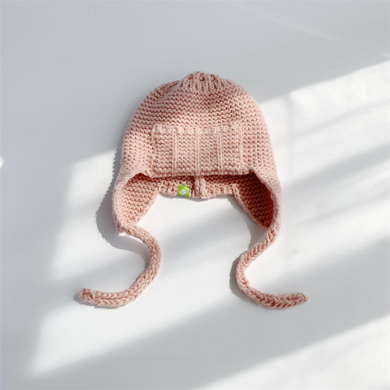 Wind Proof Ear Protection WoolWomen Solid Color