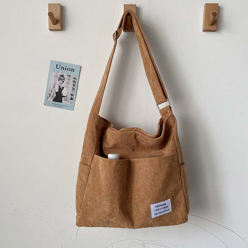 Women's Large-capacity Canvas Diagonal Shoulder Bag All-match
