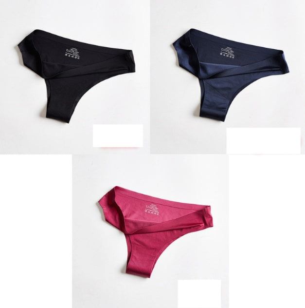 Ice Silk Seamless One Piece Women's Panties