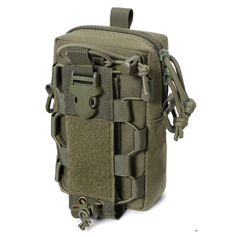 Outdoor Sports Water Bottle Zipper Bag Oxford Cloth Waist