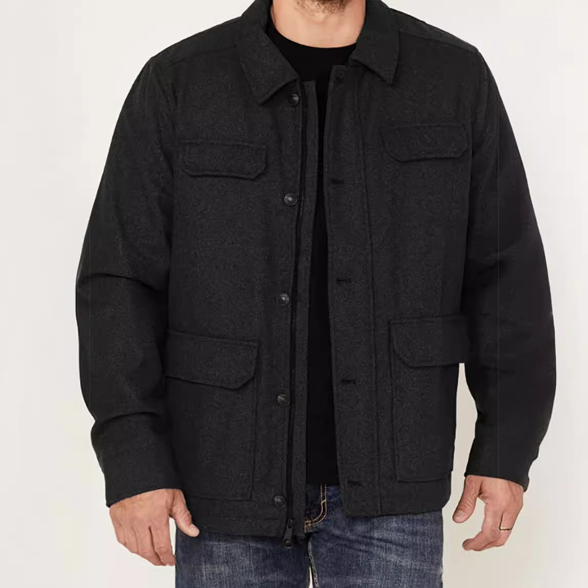 Decorative Retro Casual Jacket Coat