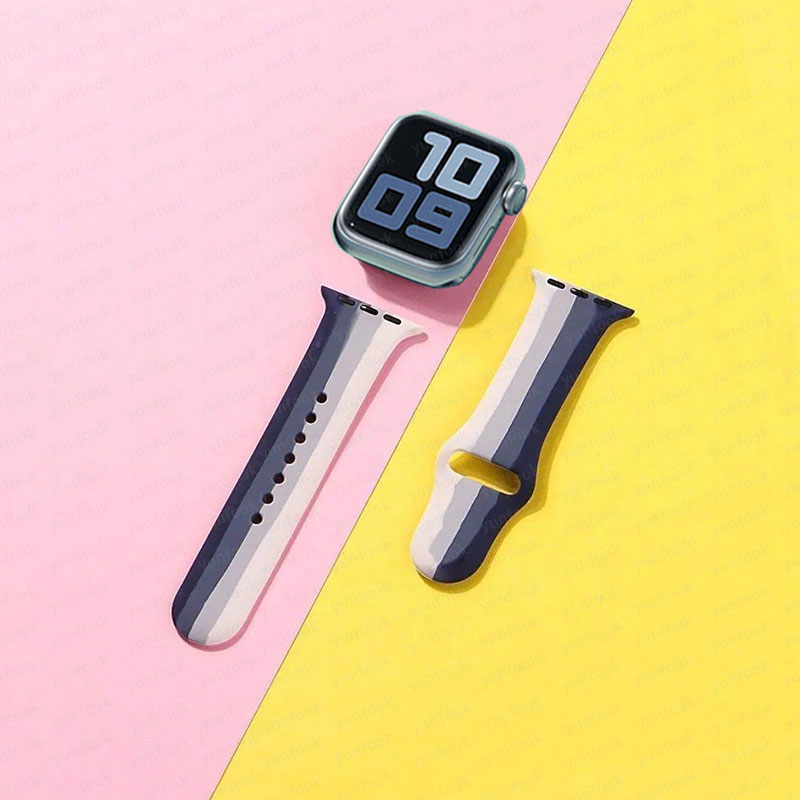 Simple And Creative Colorful Silicone Replacement Strap