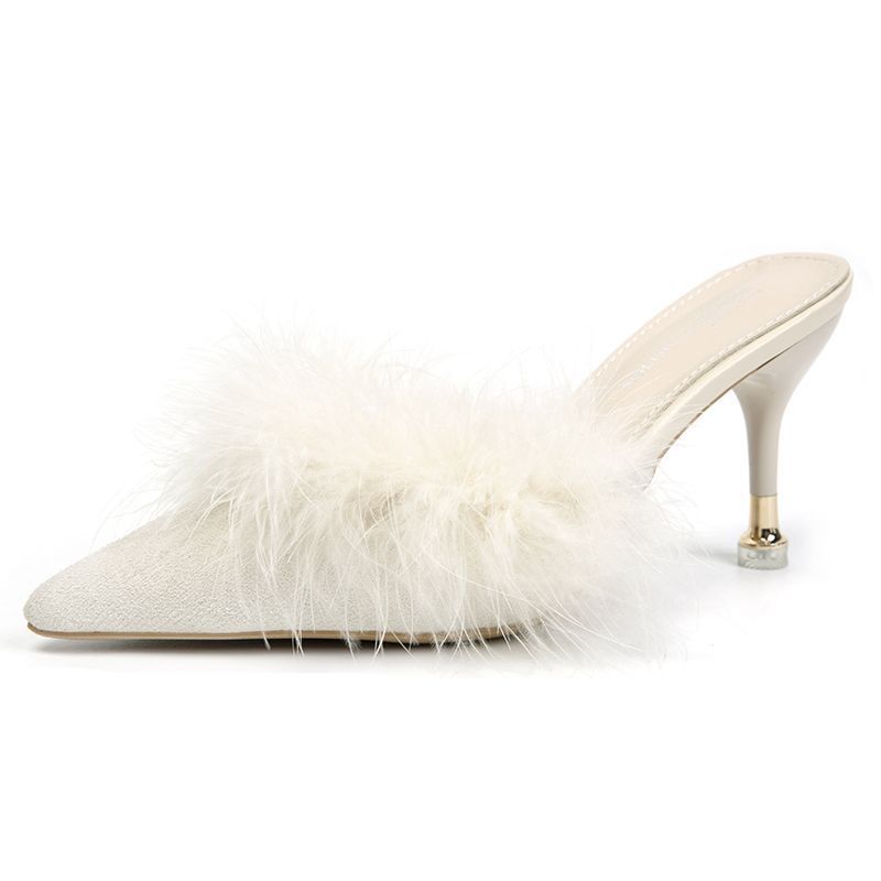 Women's Fashionable And Versatile Pointed-toe Slippers