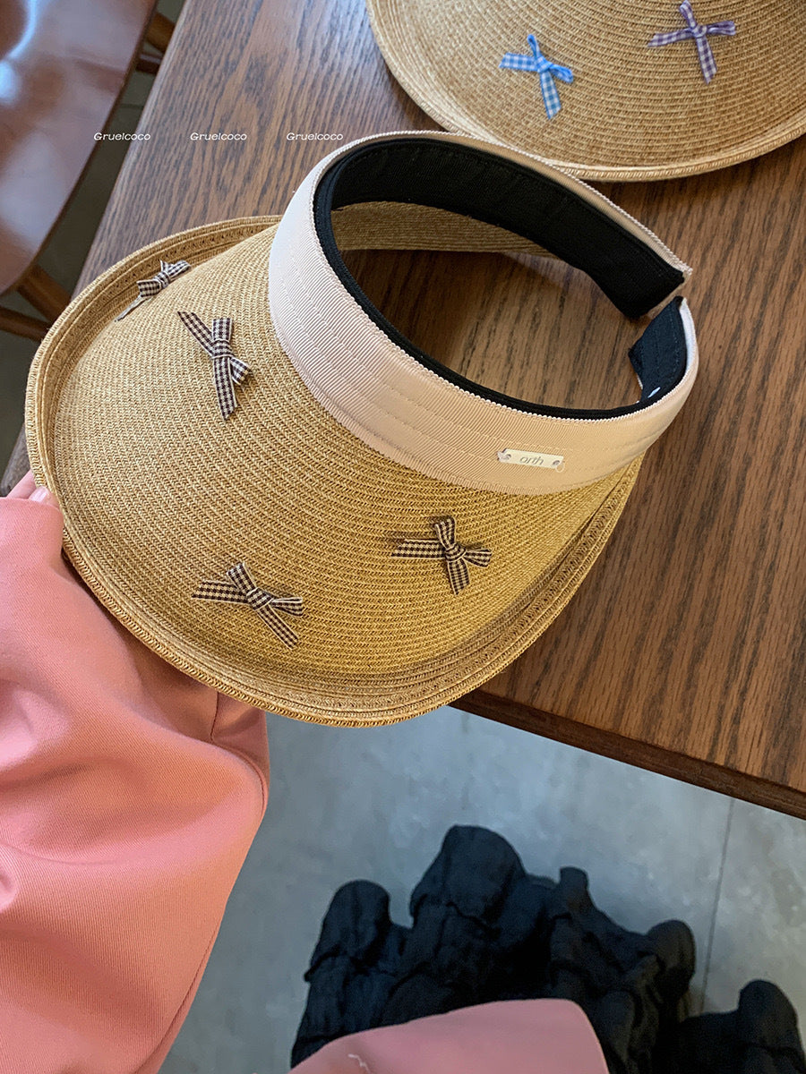 Original Design Color Bow Sun Hat