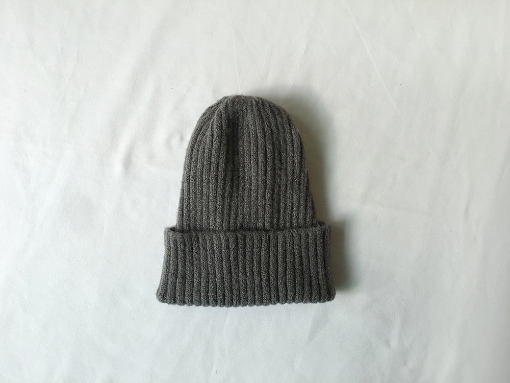 Ins Solid Color Light Board Retro Wool Hat