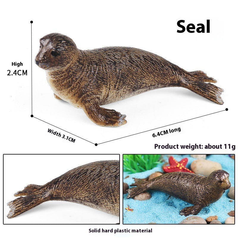 Simulation Marine Animal Model Children's Cognitive Toy