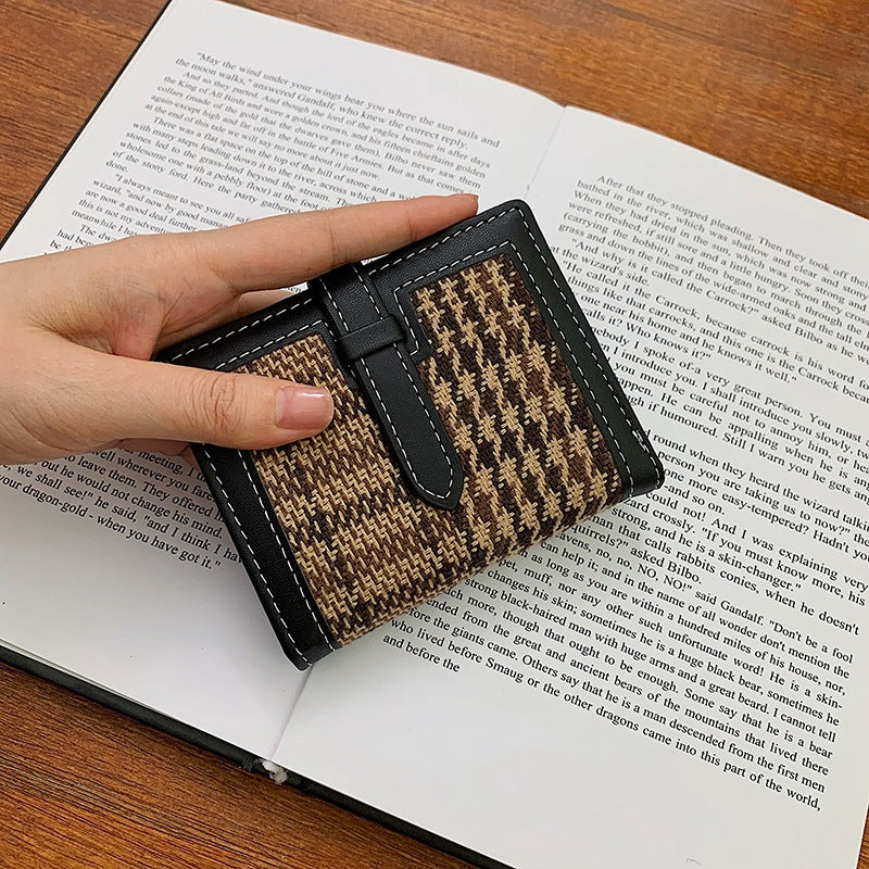 Women's Purse Casual Short Simple Embroidery