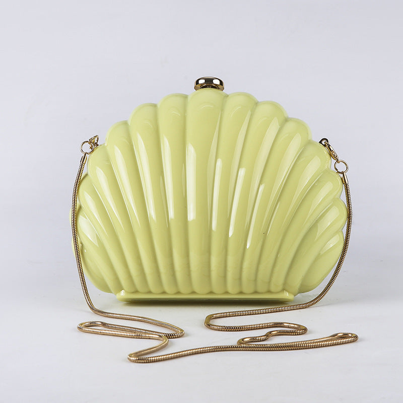 Dinner Candy-colored Shell Hand-held Party Hard Box Bag