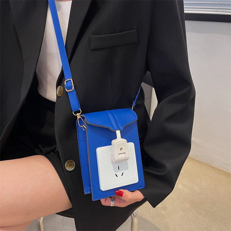 Clashing Shoulder Crossbody Mobile Phone Bag