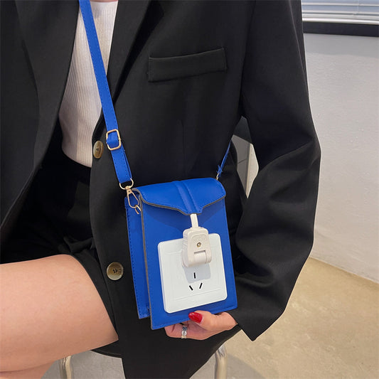 Clashing Shoulder Crossbody Mobile Phone Bag