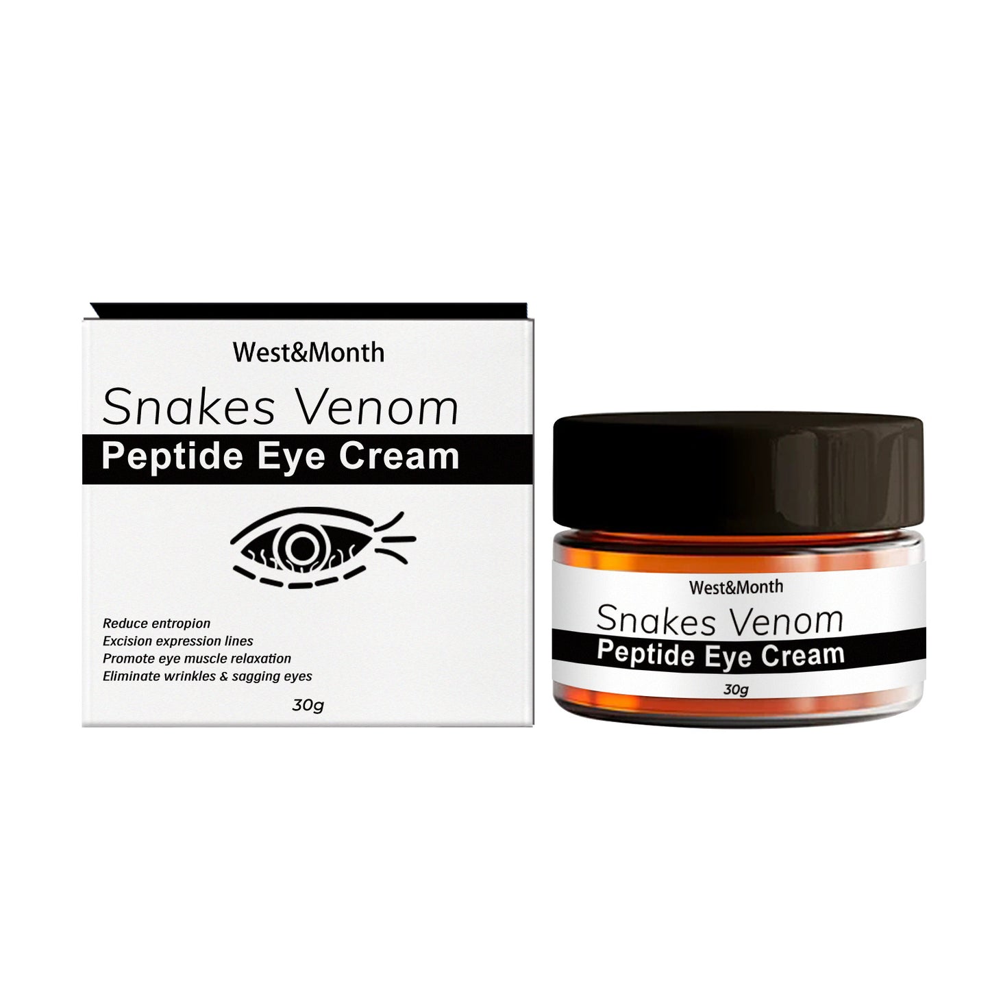 Snake Venom Peptide Eye Cream Lightens Eye Bags And Dark Circles