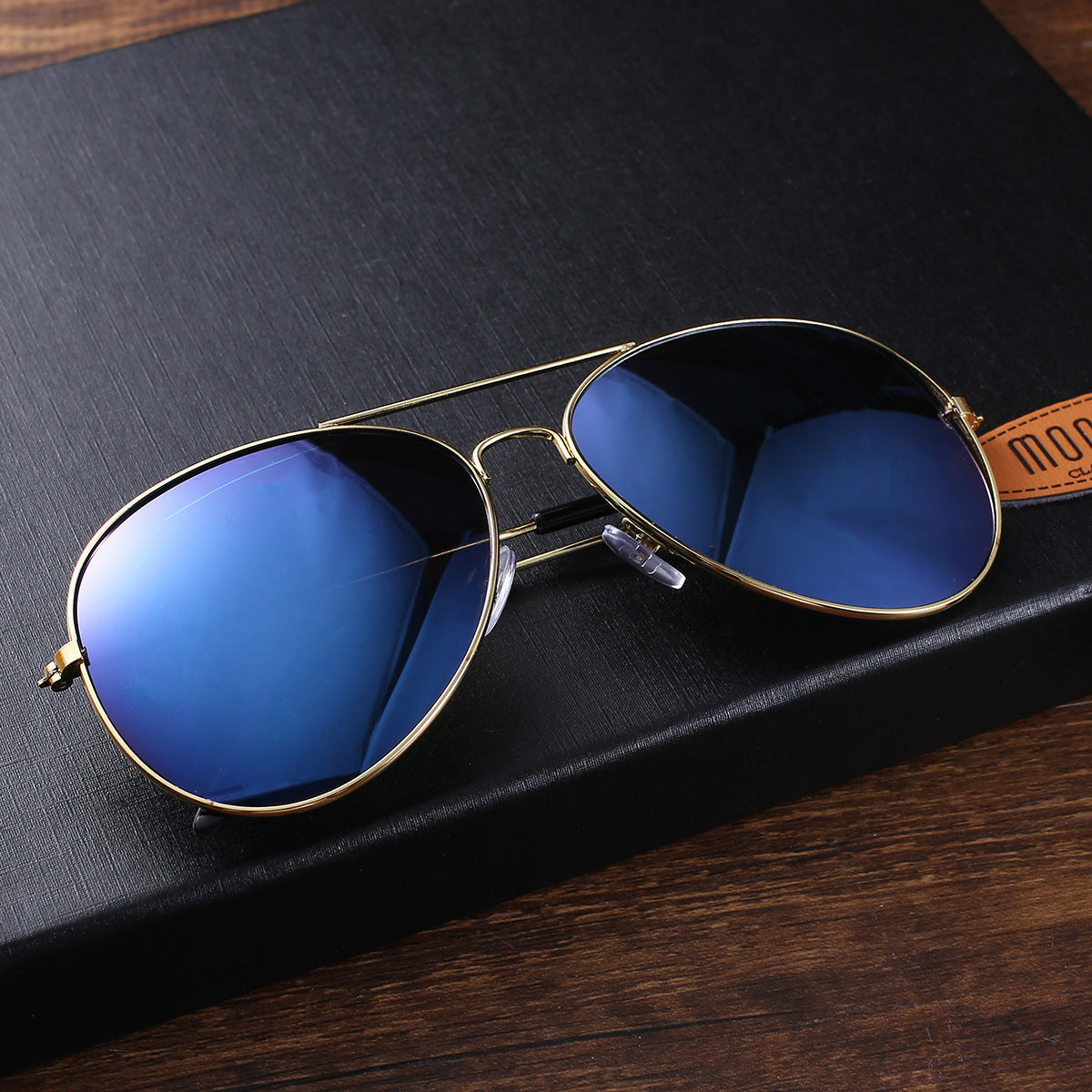 Glasses Big Dial Quartz Watch Wallet Gift Set