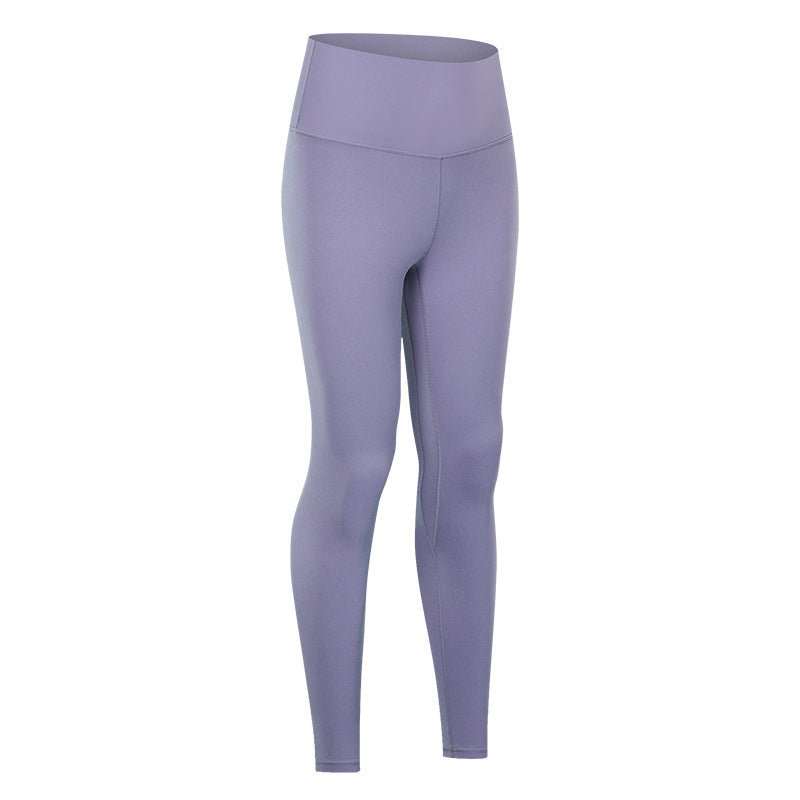 Nude Yoga Pants For Women In Autumn And Winter, High Waist, Hip Lifting, Running Tight