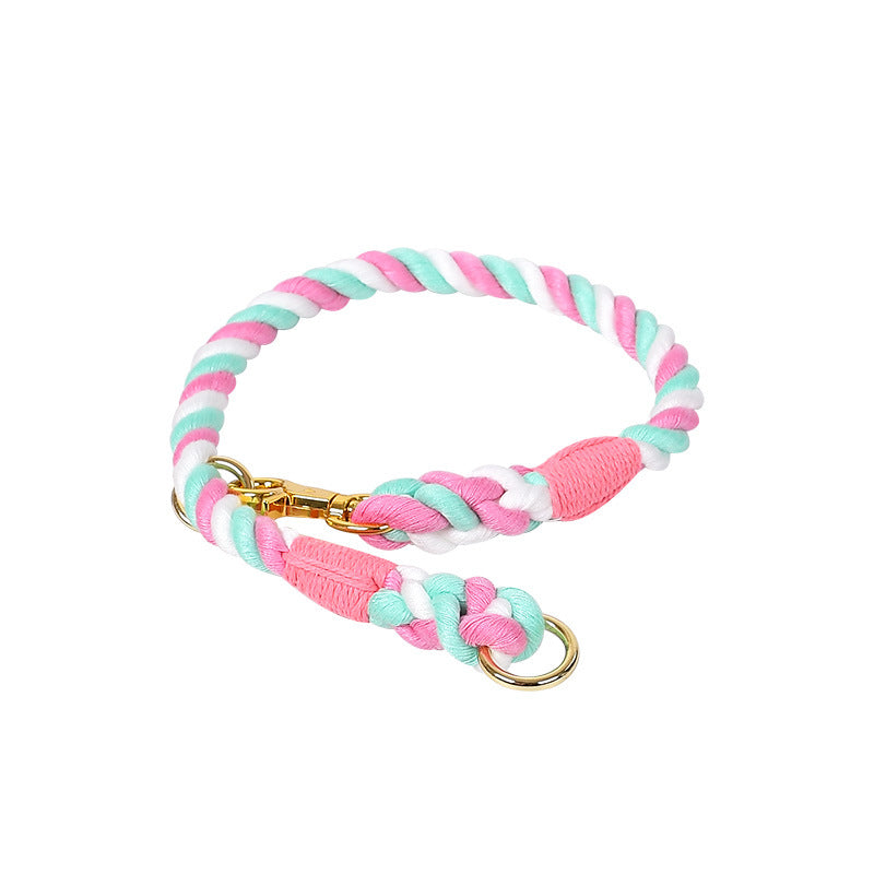 P-type Collar For Small And Medium Dogs With Adjustable Weave