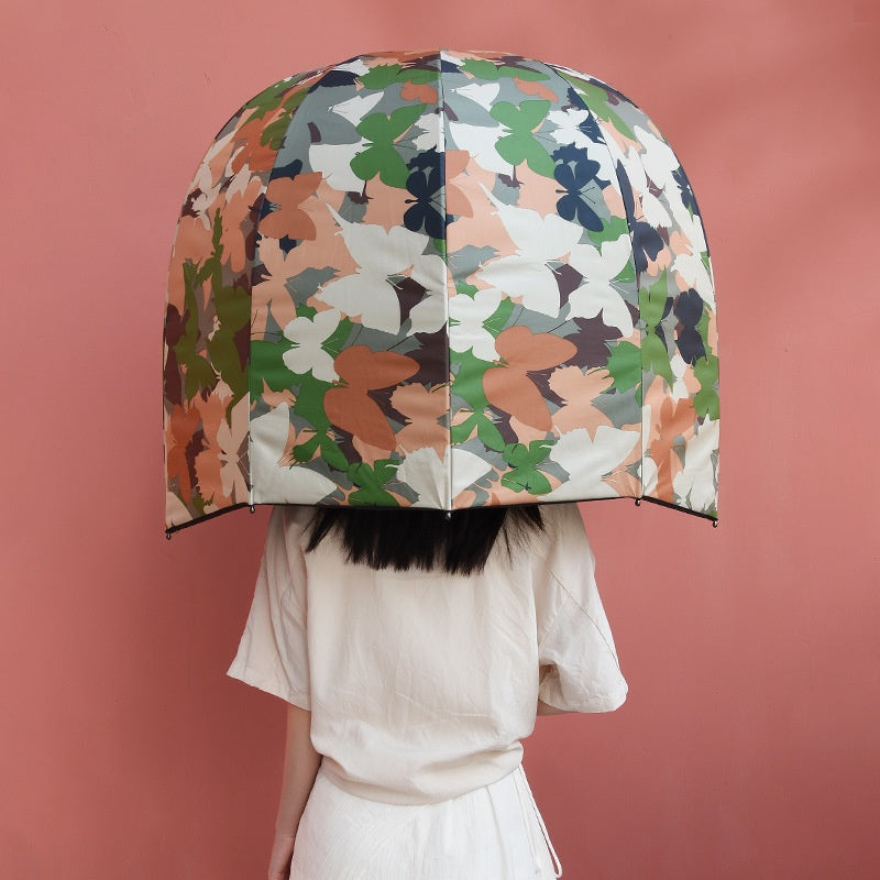 Helmet Umbrella Sunny And Rainy Dual-purpose Sun Protection Sunshade
