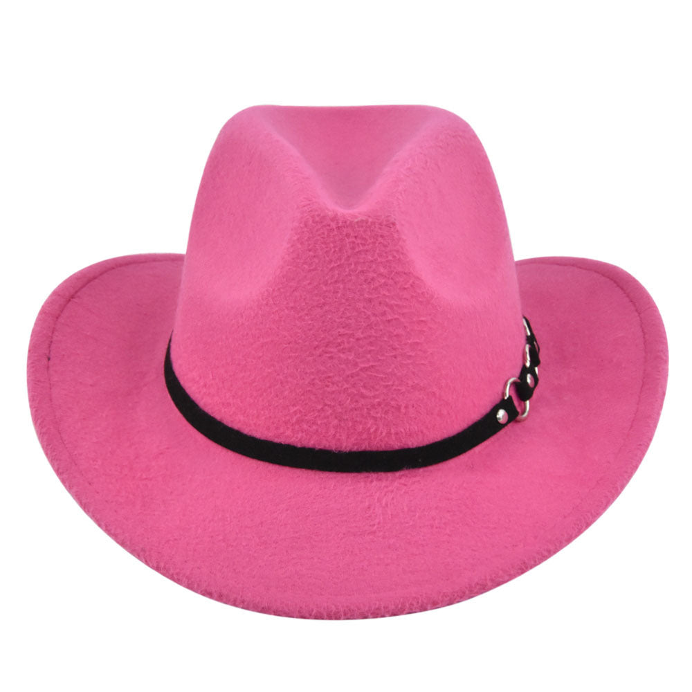 Retro Ethnic Vintage Jazz Denim Felt Hat