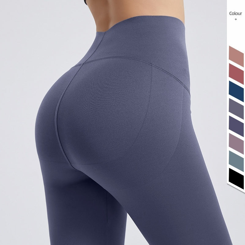 High Waist Hip Lift Tight Yoga Fitness Running Thin Jacket Wear Leggings