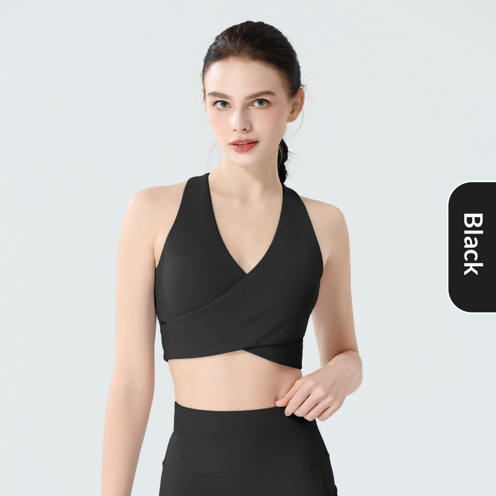 Shock-Resistant Push-Up Yoga Sports Bra Top For Fitness