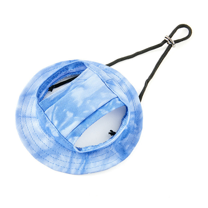 Pet Cute Open Ear Hat With Anti Falling Adjustable