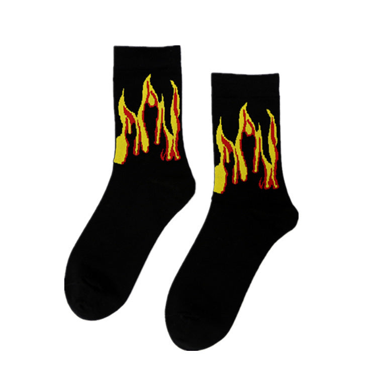 Street Men And Women Couple Stockings Tide Cotton High Tube Skateboard Socks