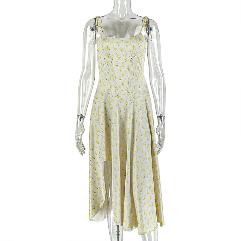 Waist-cinched Strapless Sleeveless Elegant Long Dress