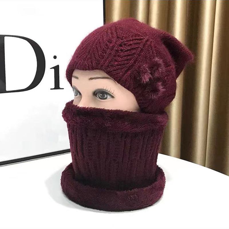 Lady's Velvet Thickened Thermal Beret